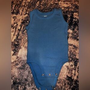 Carter's blue Sleeveless Baby Bodysuit-new
